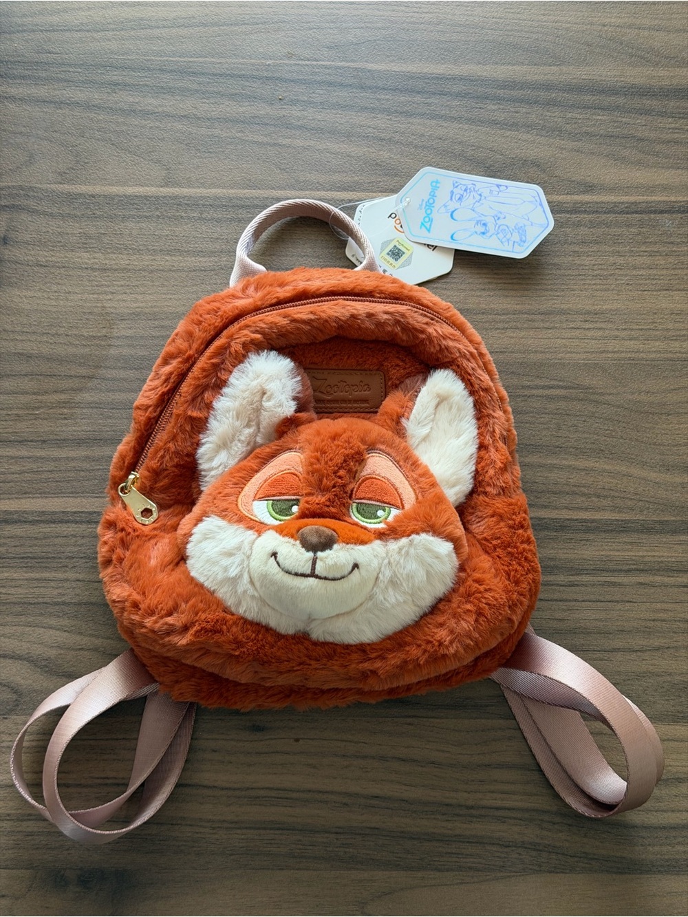 Zootopia Plush Nick Wilde Mini Backpack